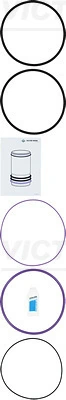 Gasket Set, cylinder liner